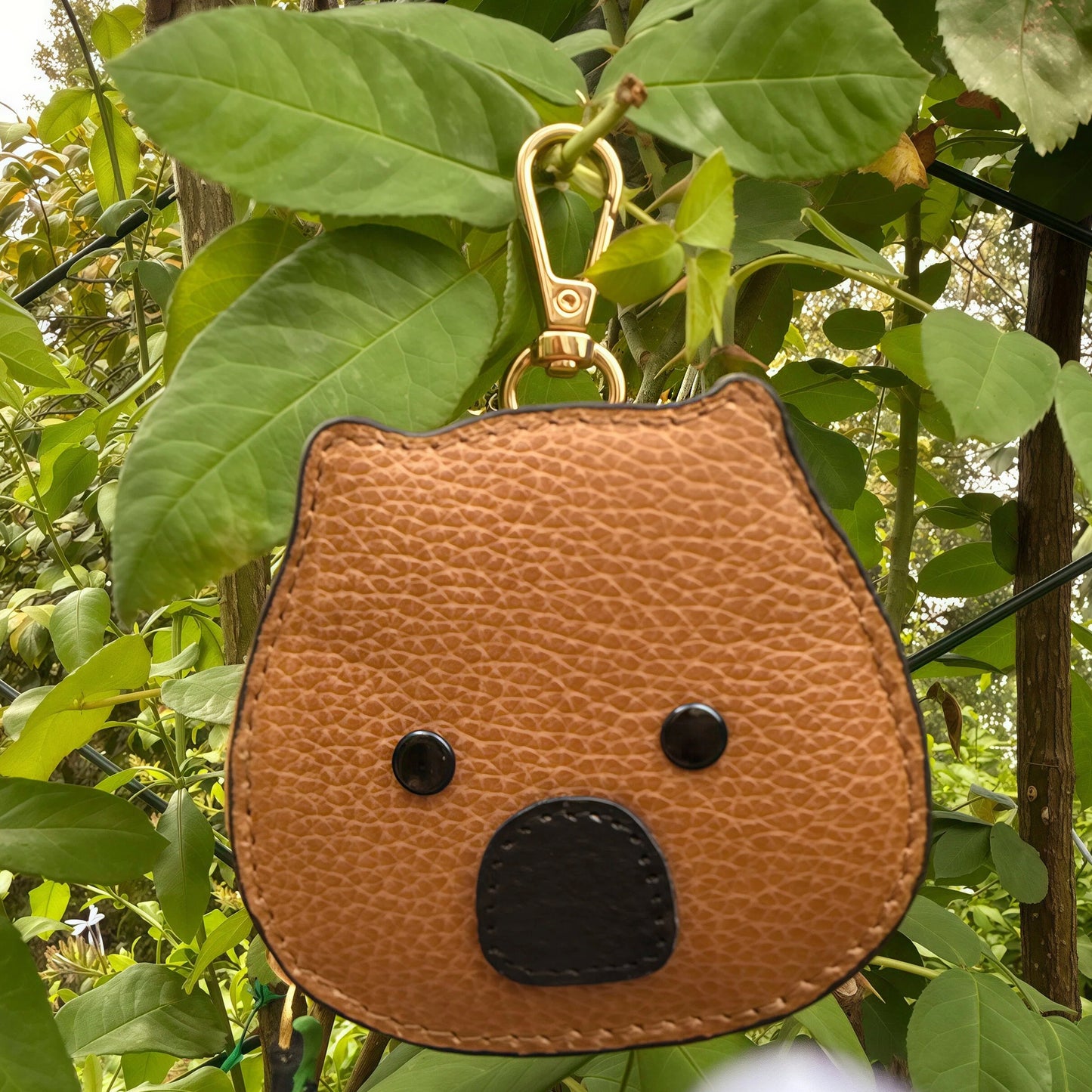 WInnie wombat leather coin purse