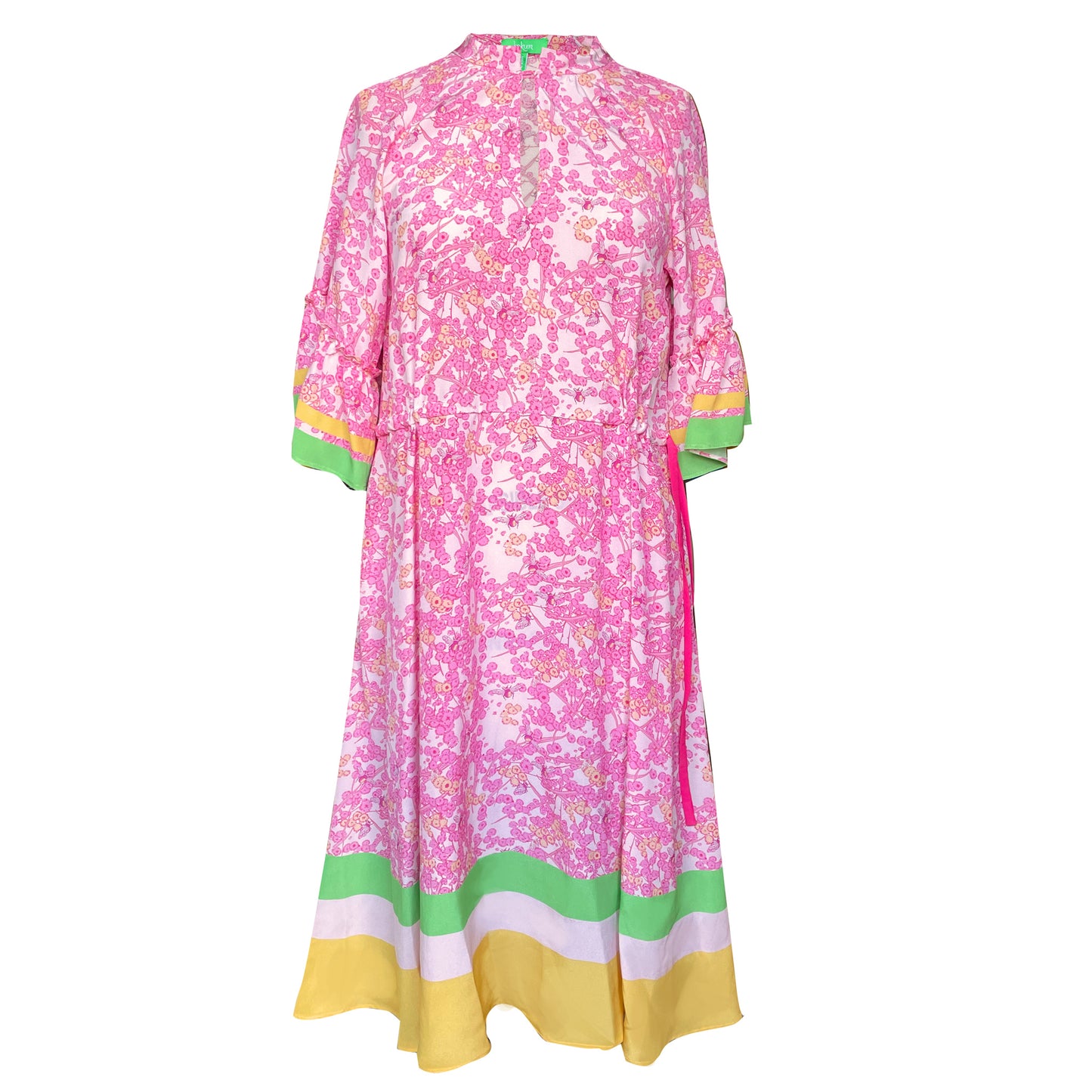 Bee floral raglan dress