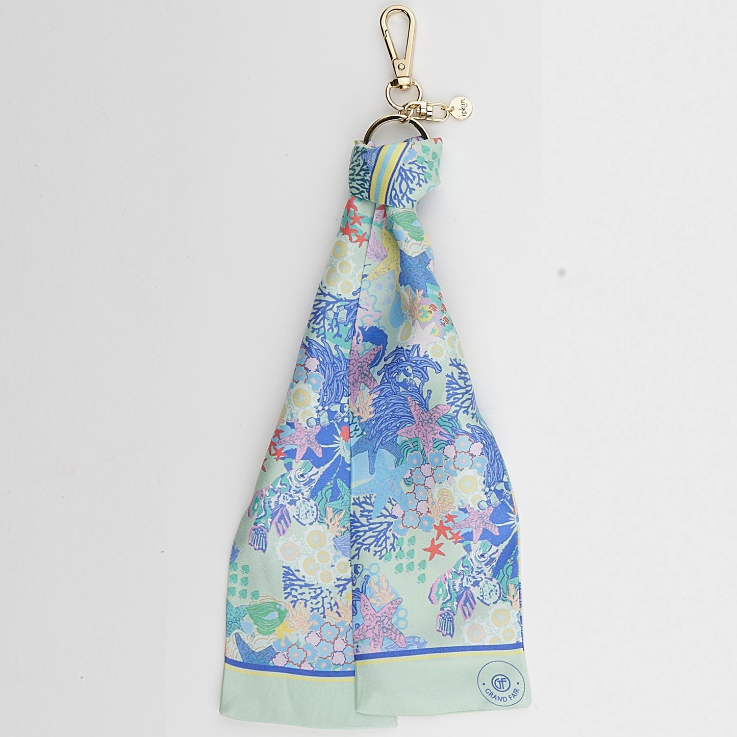 Blue Coral reef bag charm