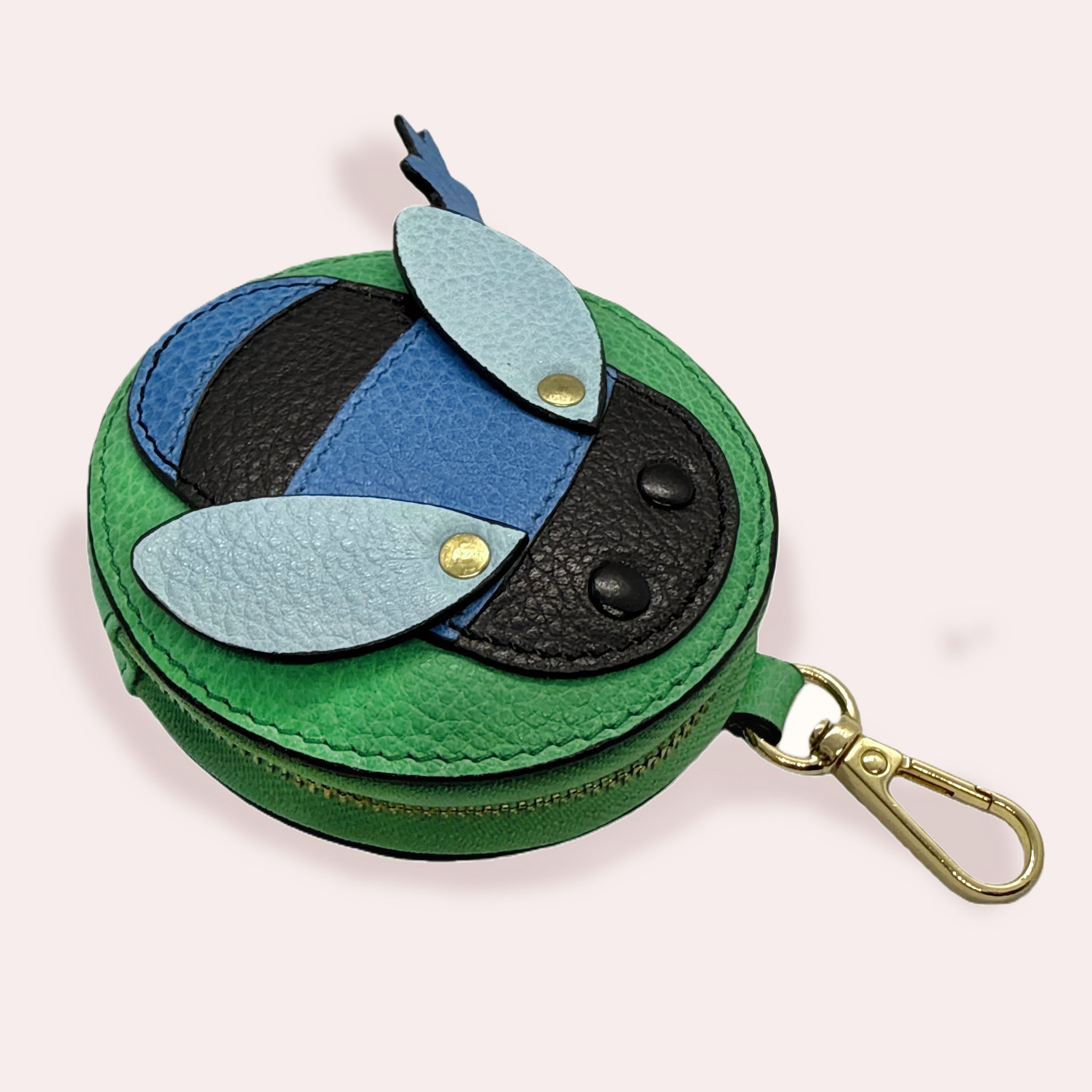 Iris the blue coin purse