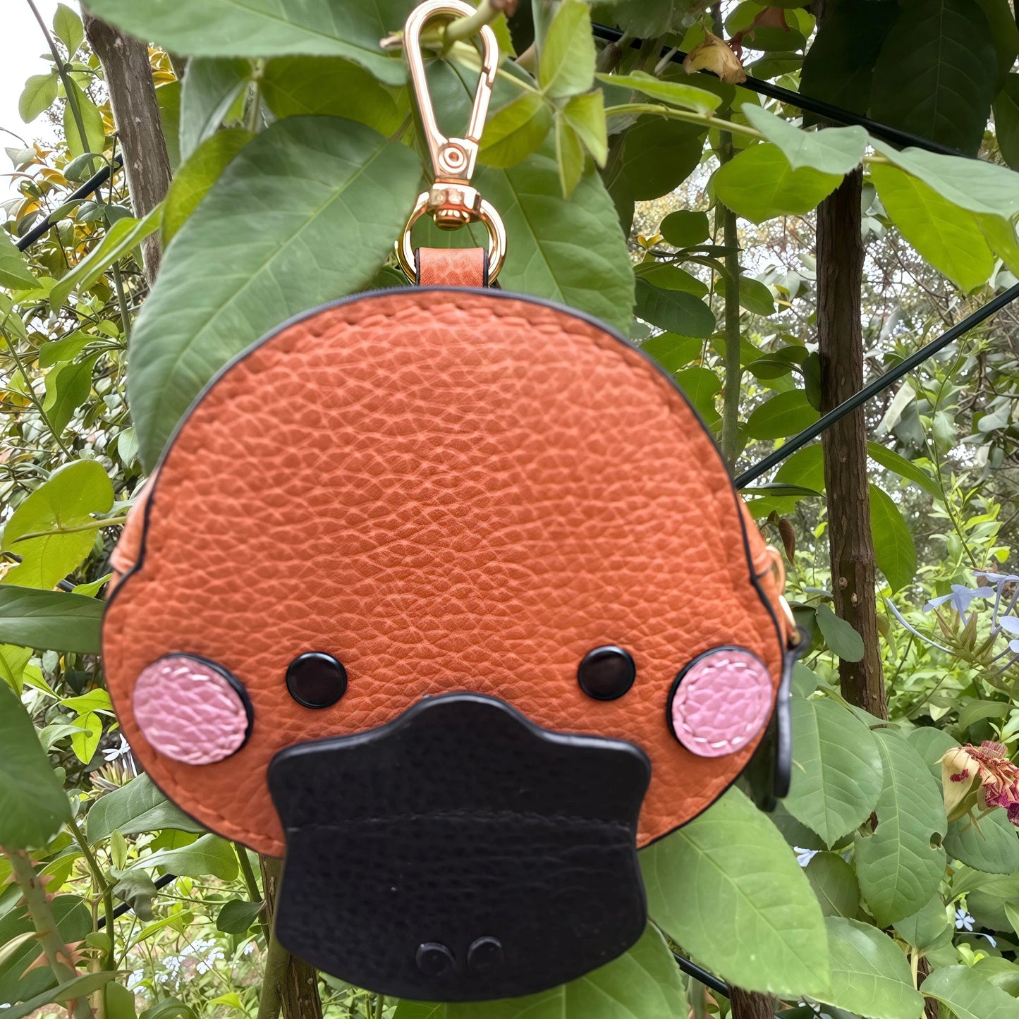 Poppy platypus coin purse