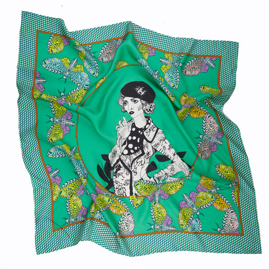 Bessie Green scarf